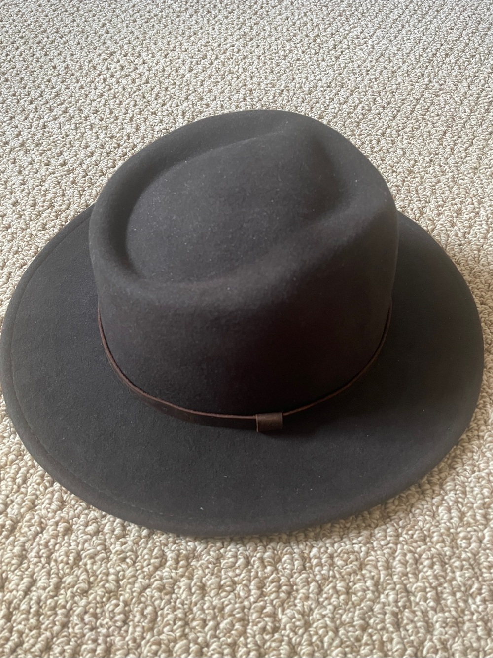 Twister Men’s Felt Hat in Dark Brown